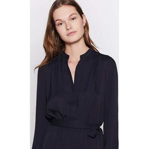 New. Joie silk belted shirt dress. - Picture 11 of 16